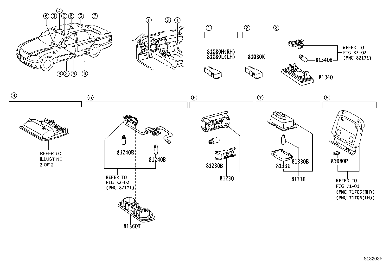81260-0N030-B0 LAMP ASSY, MAP product image
