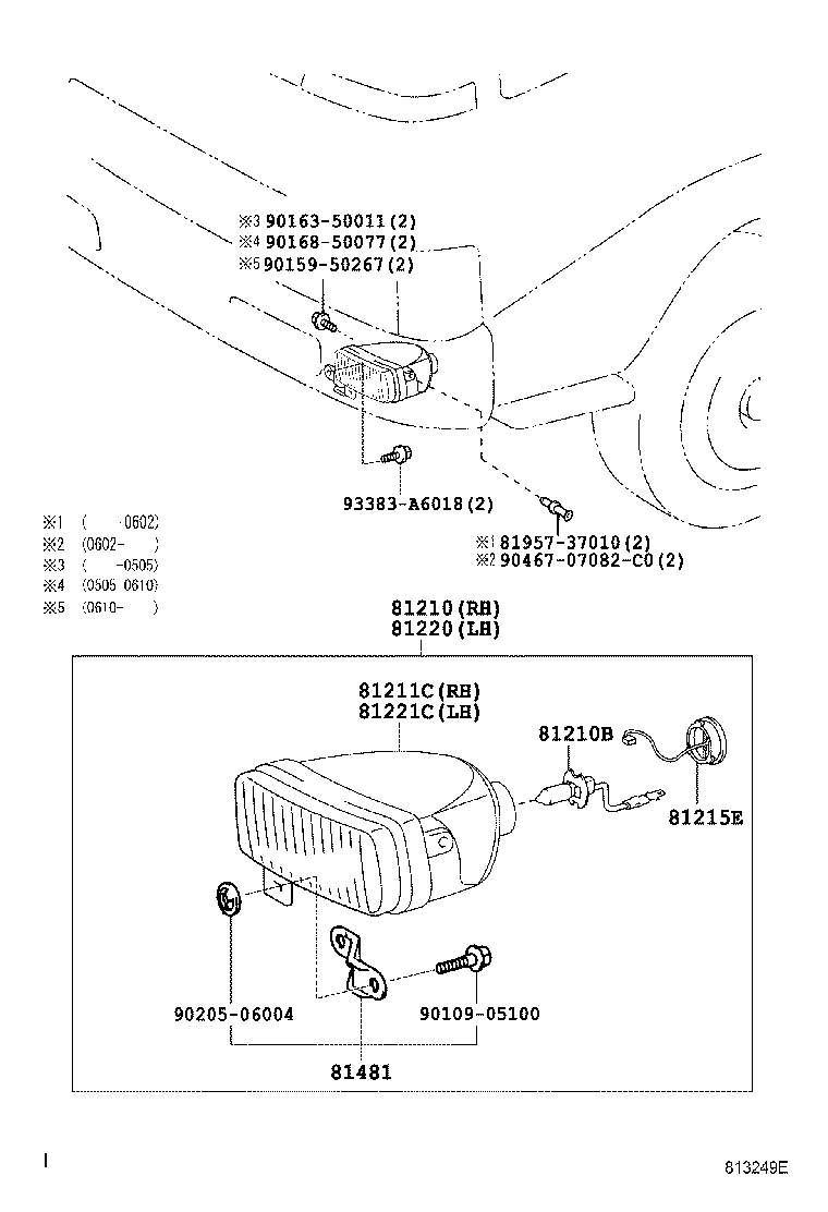 81210-37110 LAMP ASSY, FOG product image
