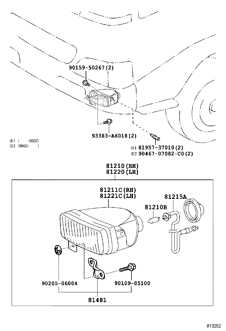 81210-37080 LAMP ASSY, FOG product image