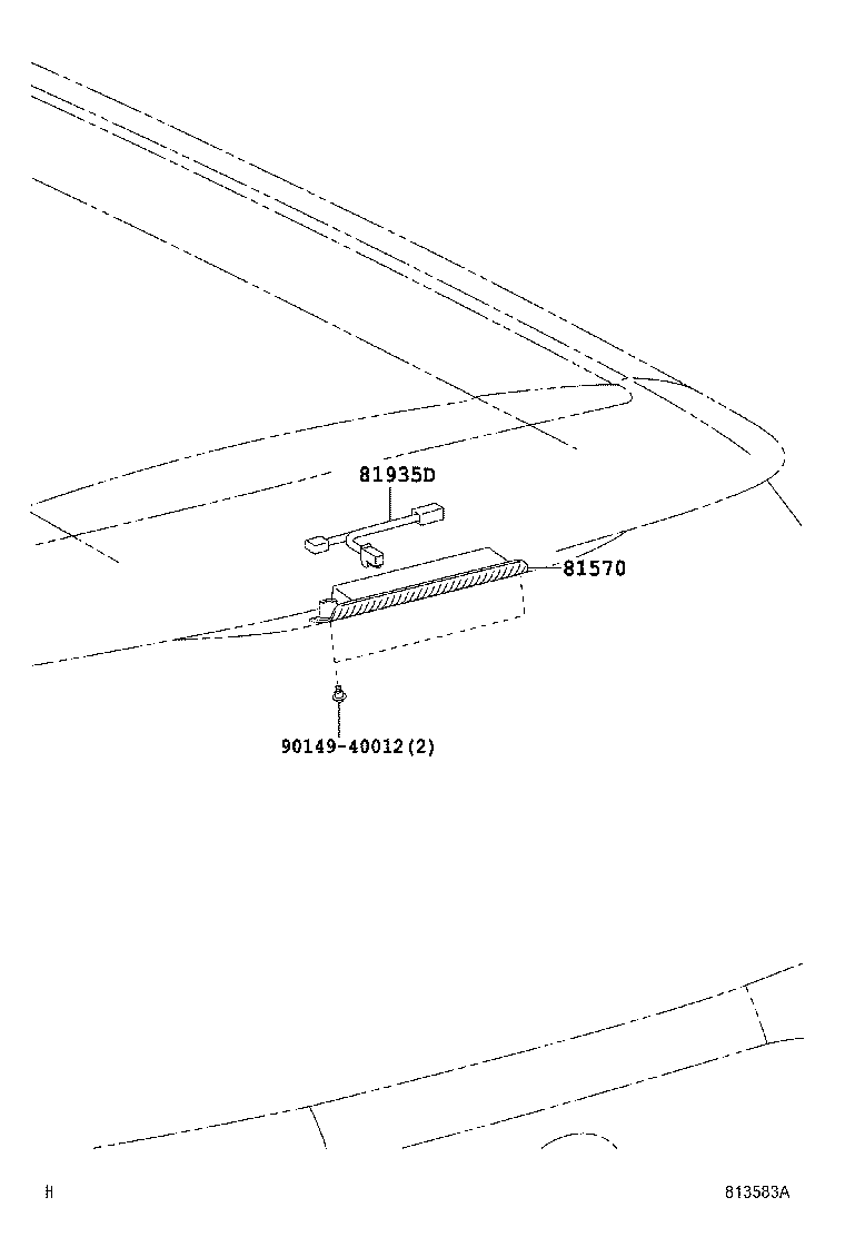 81570-28270 LAMP ASSY, CENTER STOP product image