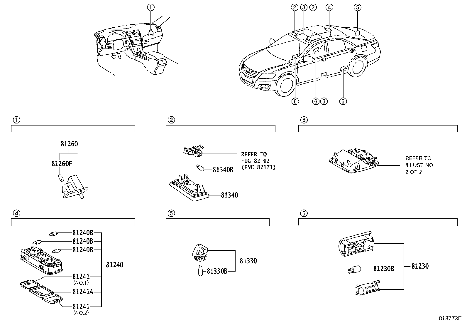 81260-0P010 LAMP ASSY, GLOVE BOX product image