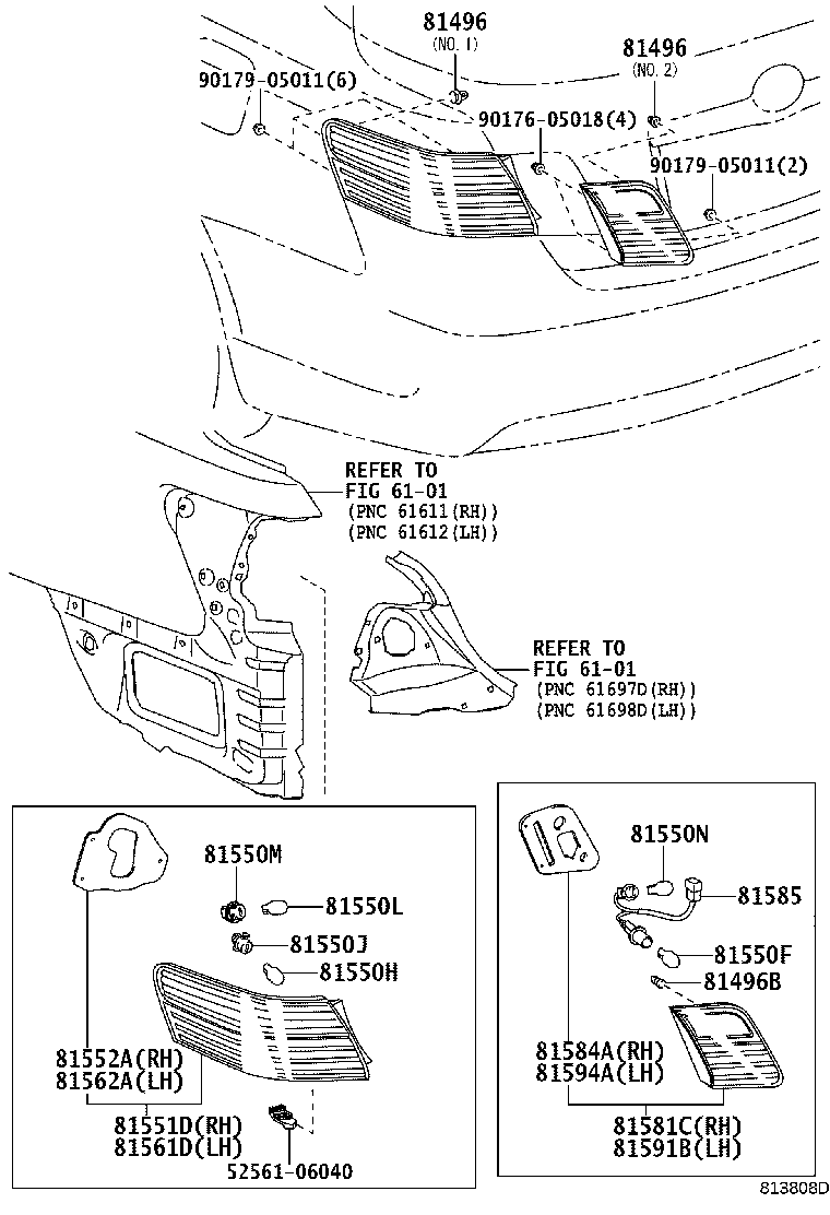 81585-06350 SOCKET, BACK UP LAMP product image