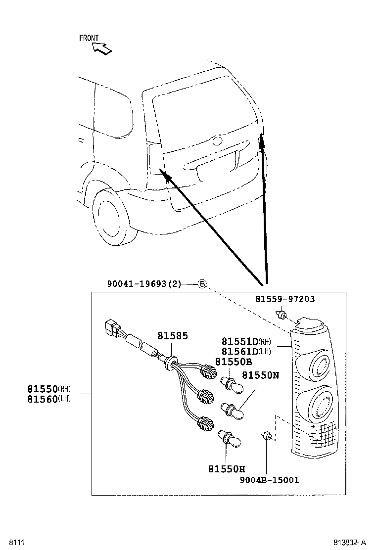Thumbnail 2 for 81551-BZ060