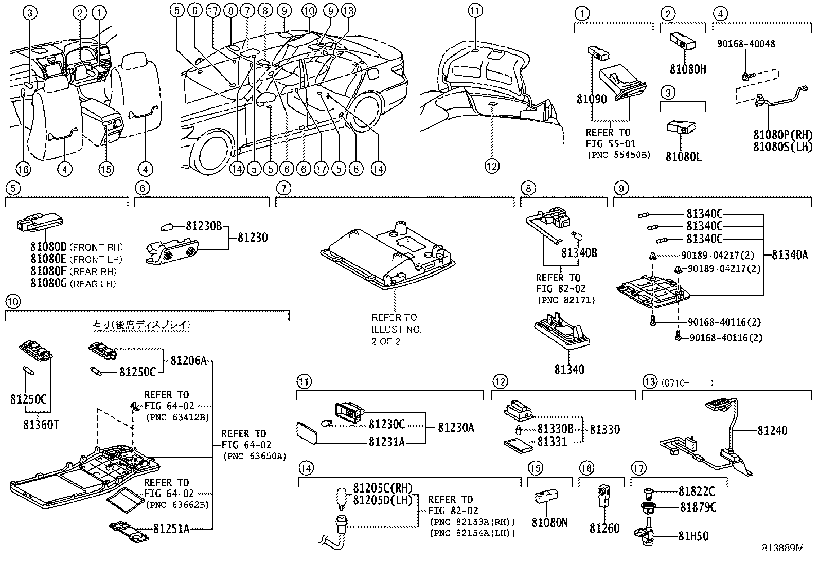 81024-50010 LAMP ASSY, ROOM, NO.1 product image