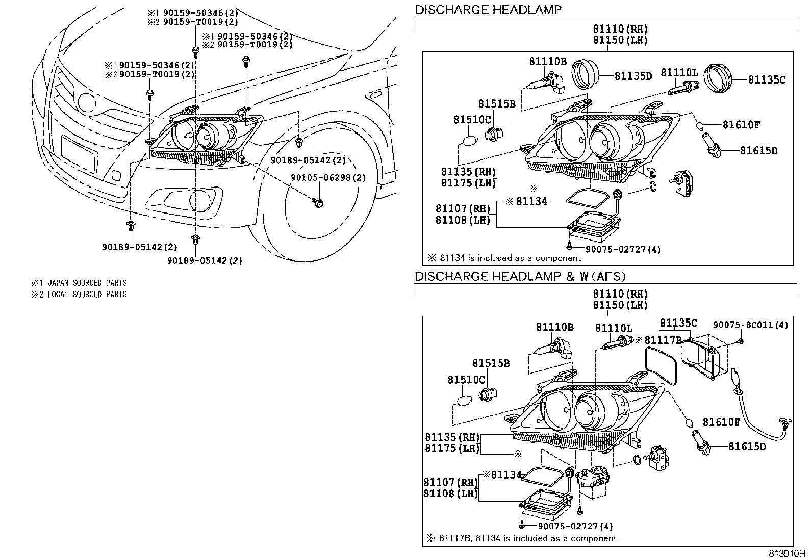 81150-06271 HEADLAMP ASSY, LH product image