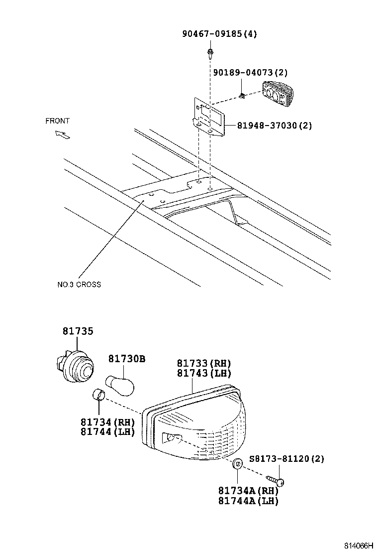 S8167-31061 BODY, SIDE TURN SIGNAL LAMP, RH product image