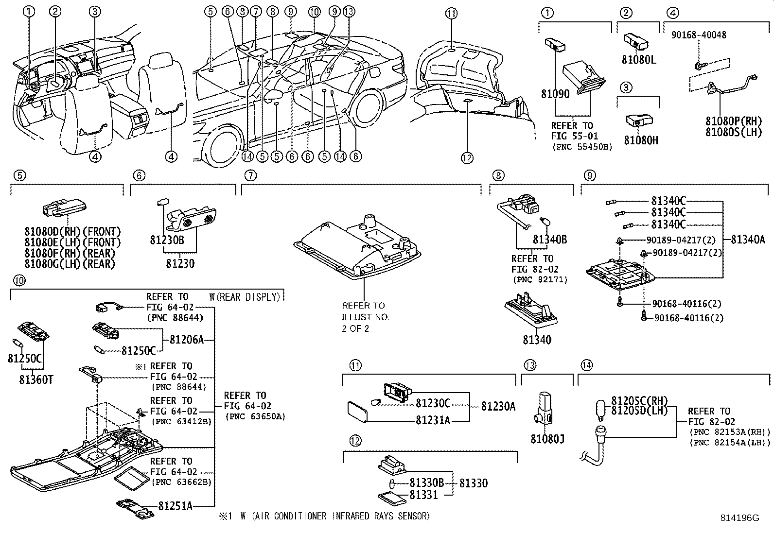 81260-50652-B2 LAMP ASSY, MAP product image
