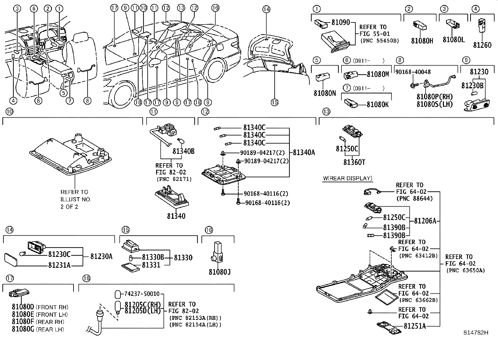 81260-50652-B2 LAMP ASSY, MAP product image
