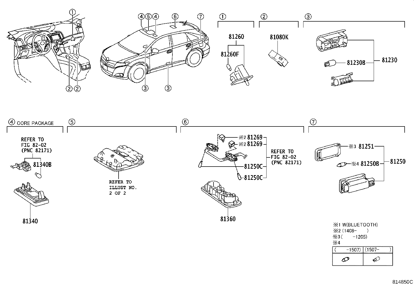 Toyota 81360-06060-B1 LAMP ASSY, STEP OR SPOT