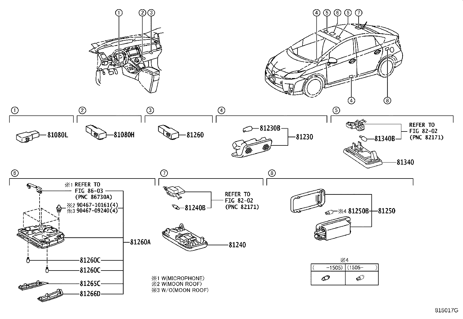 Toyota 81230-30200 LAMP ASSY, COURTESY