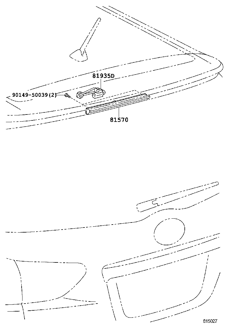 81935-68010 CORD ASSY, CENTER STOP LAMP product image