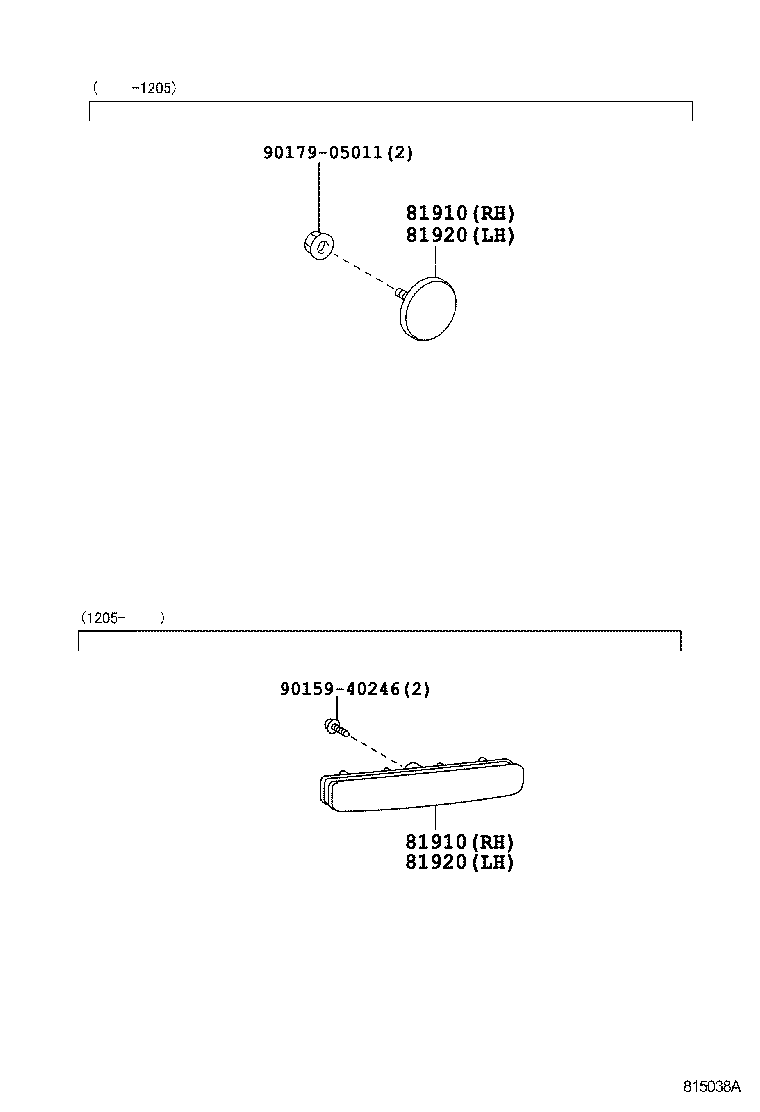 81920-0E021 REFLECTOR ASSY, REFLEX, LH product image