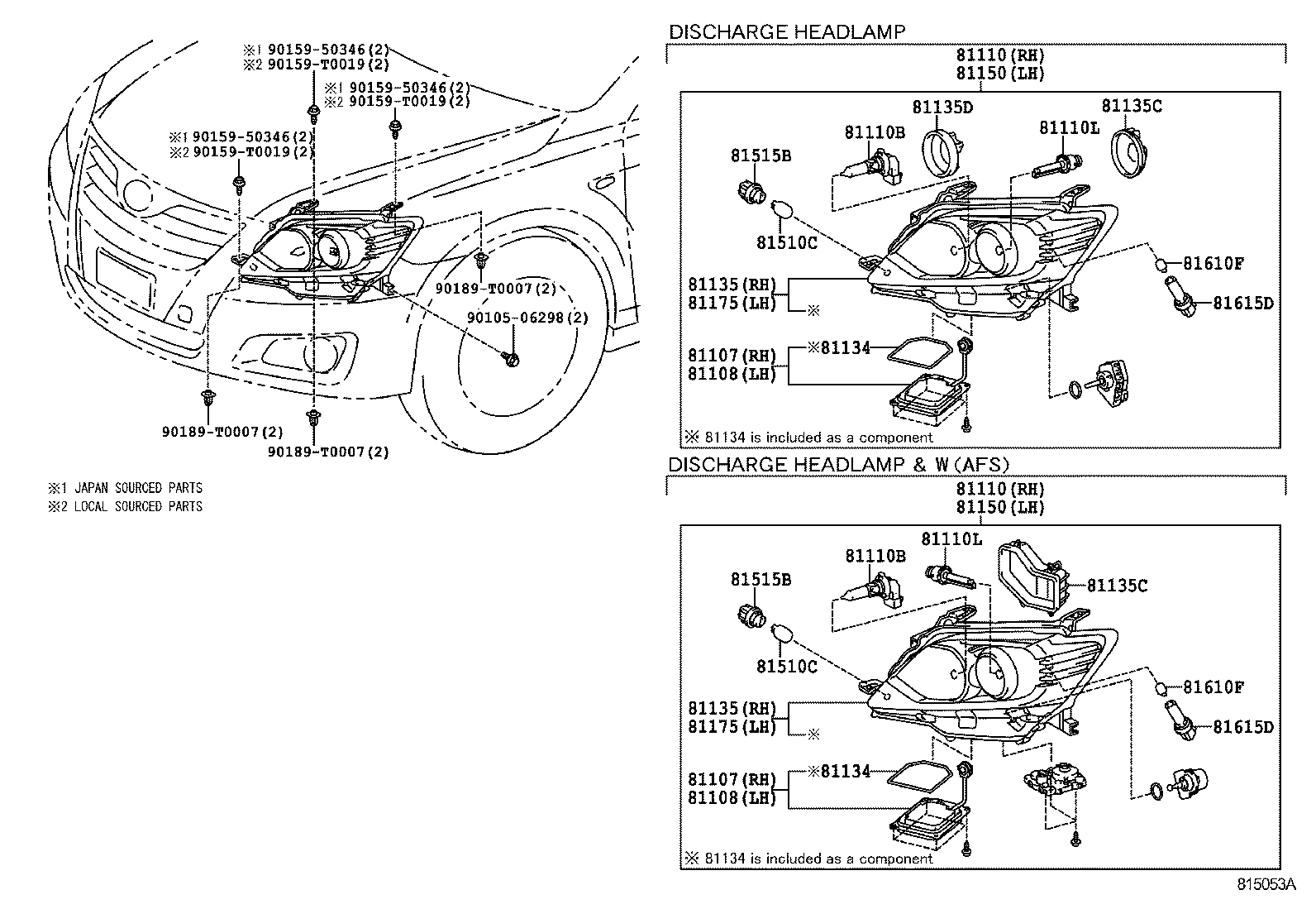 81150-06271 HEADLAMP ASSY, LH product image