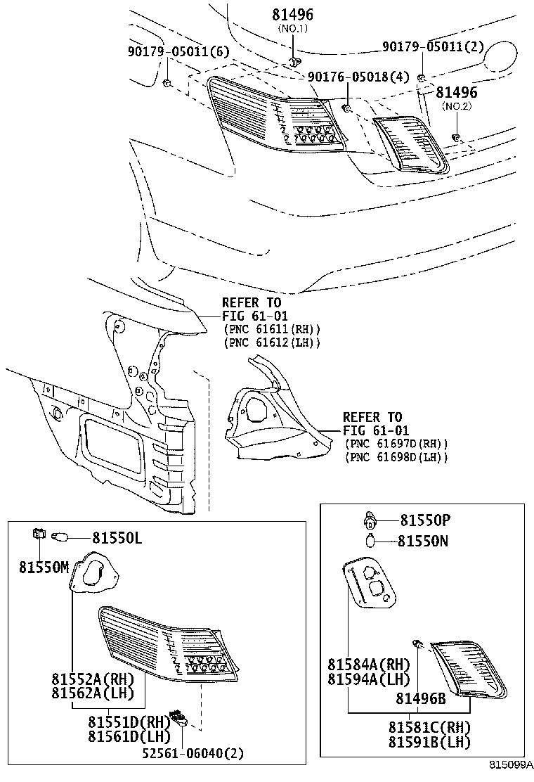 81585-06350 SOCKET, BACK UP LAMP product image