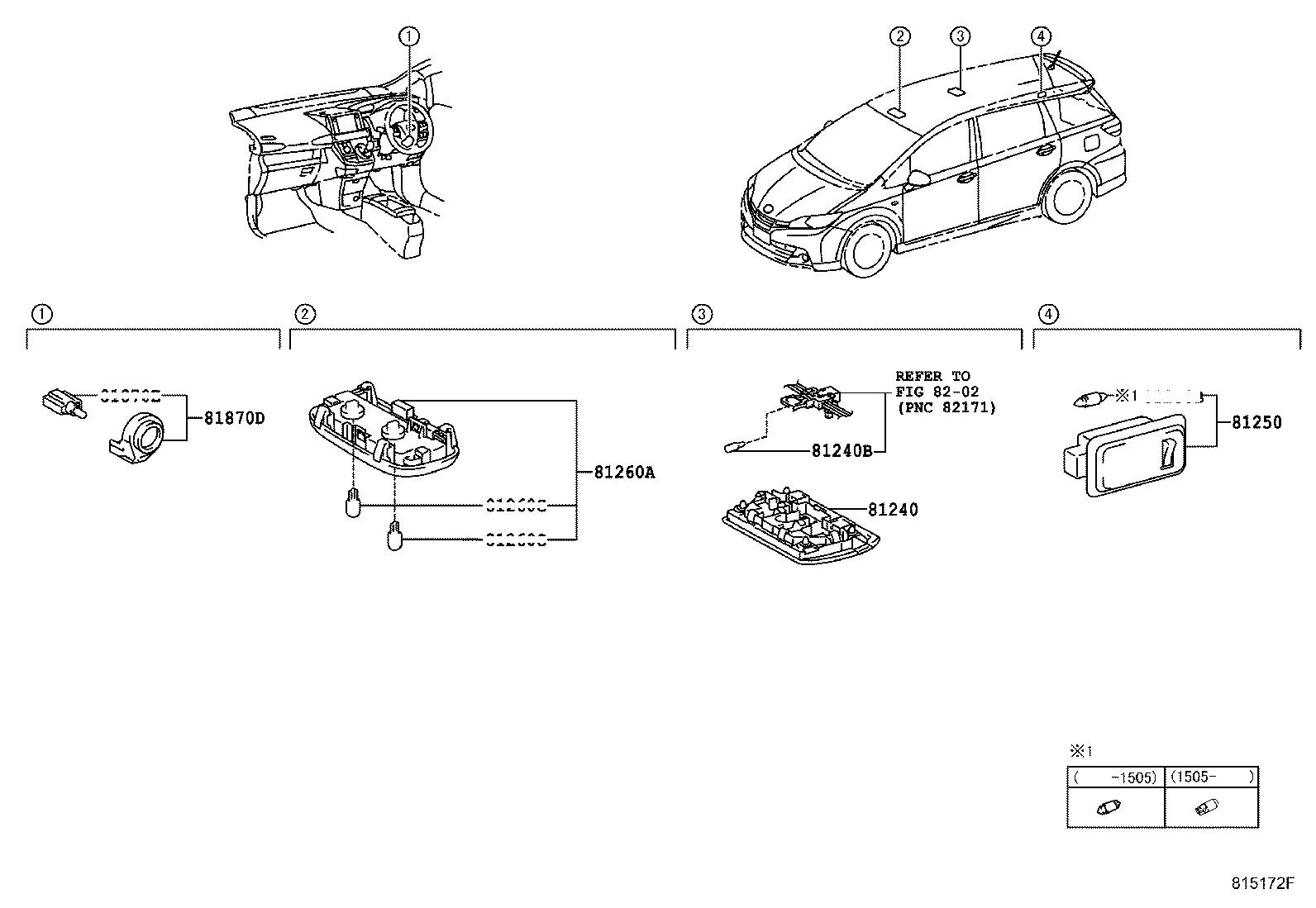 81870-20060 LAMP ASSY, KEY CYLINDER product image