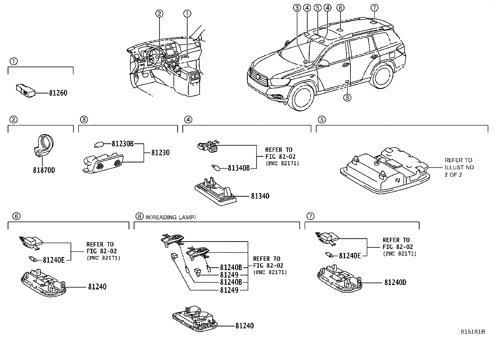 Toyota 81870-0E010 LAMP ASSY, KEY CYLINDER