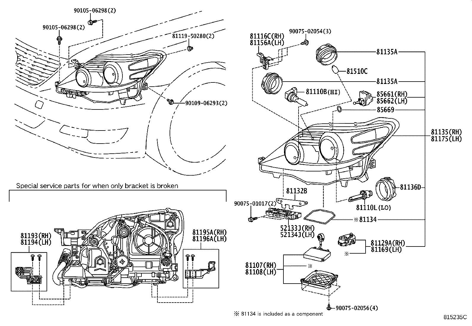 Thumbnail 2 for 81150-50432