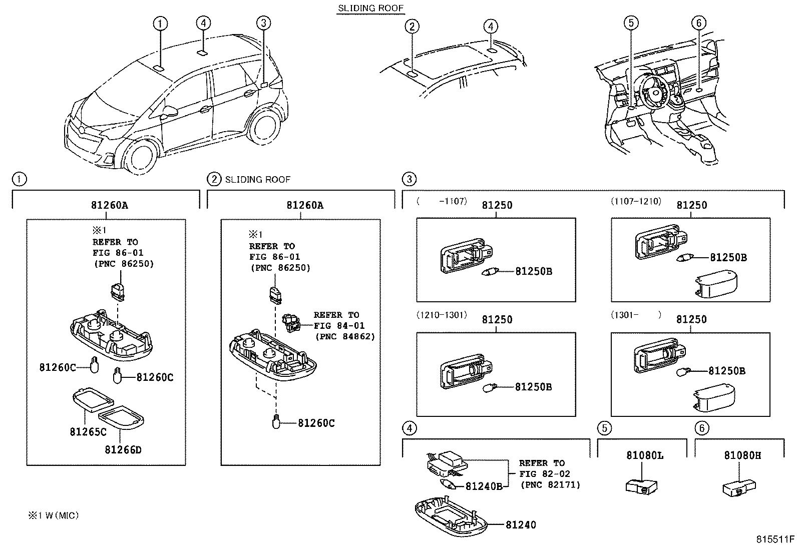 81250-30210 LAMP ASSY, ROOM, NO.2 product image