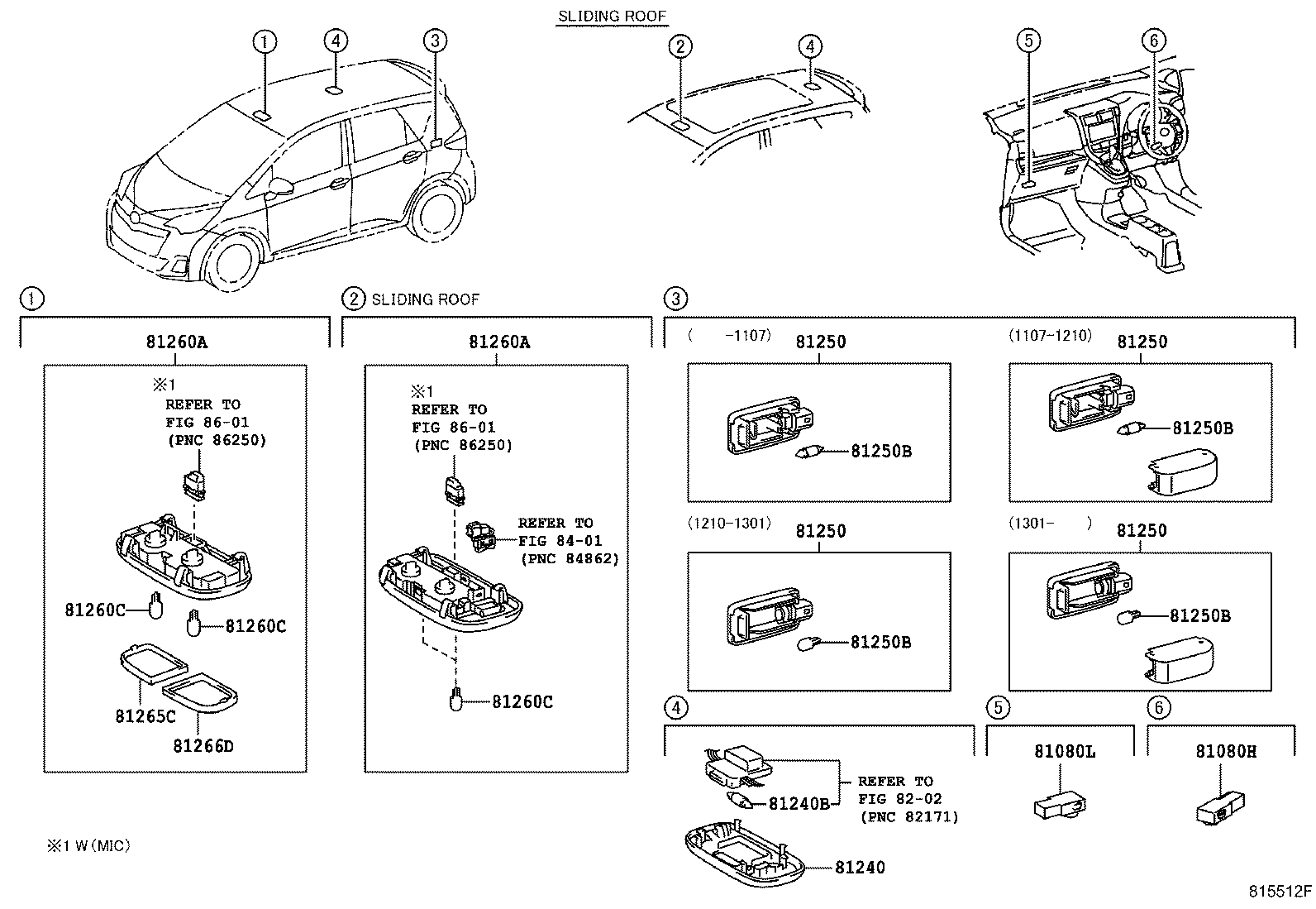 81250-30210 LAMP ASSY, ROOM, NO.2 product image
