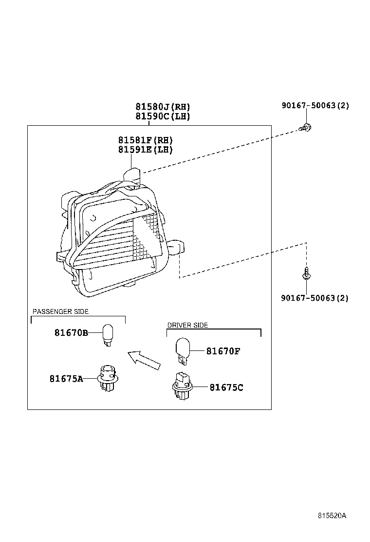 90075-99109 PLUG, SOCKET(FOR BACK-UP LAMP) product image