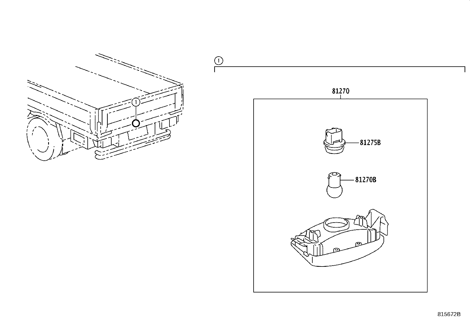 81270-37170 LAMP ASSY, LICENSE PLATE product image