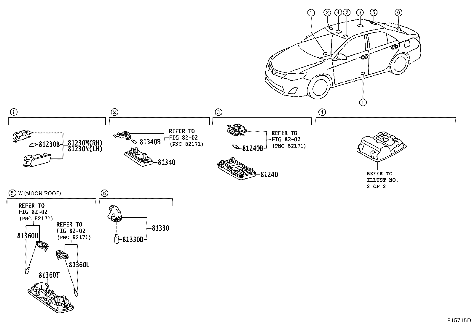Toyota 81230-06040 LAMP ASSY, COURTESY, RH