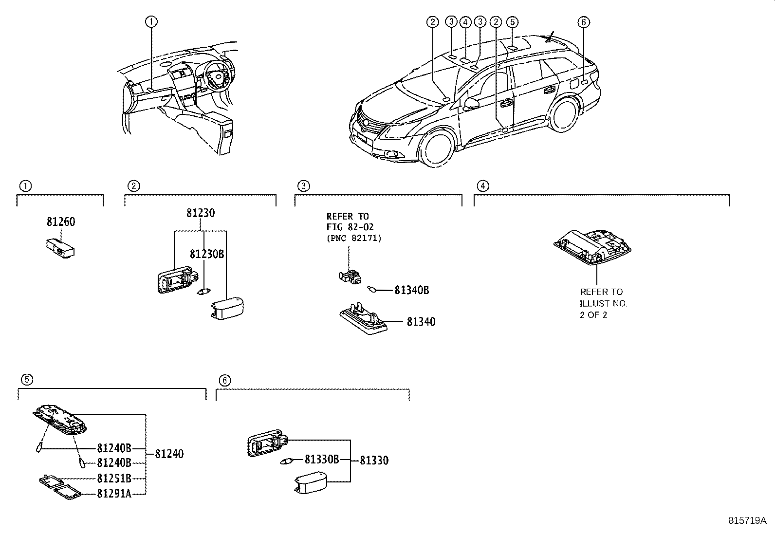 81260-05361-E0 LAMP ASSY, MAP product image