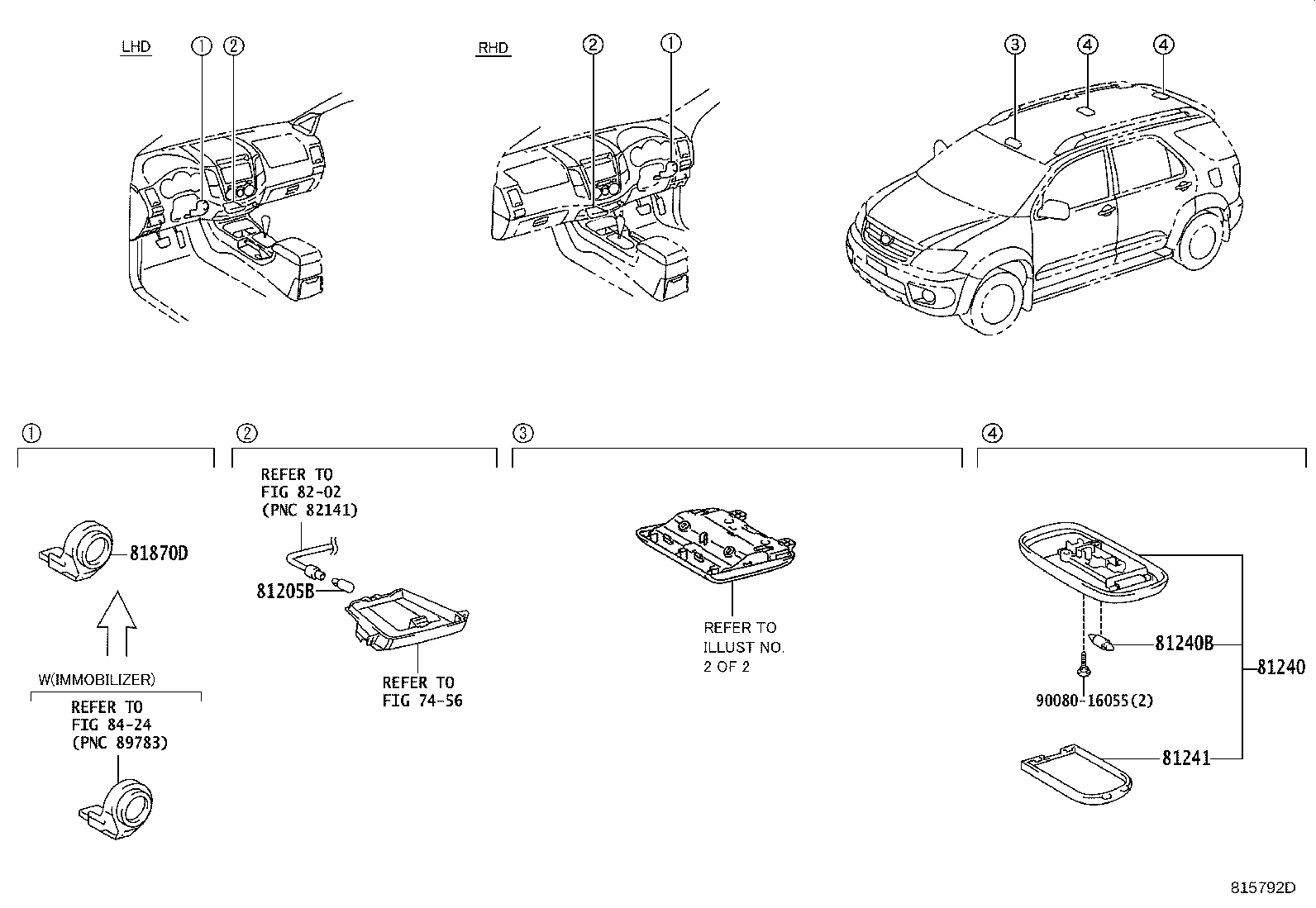 81260-0K040-B0 LAMP ASSY, MAP product image