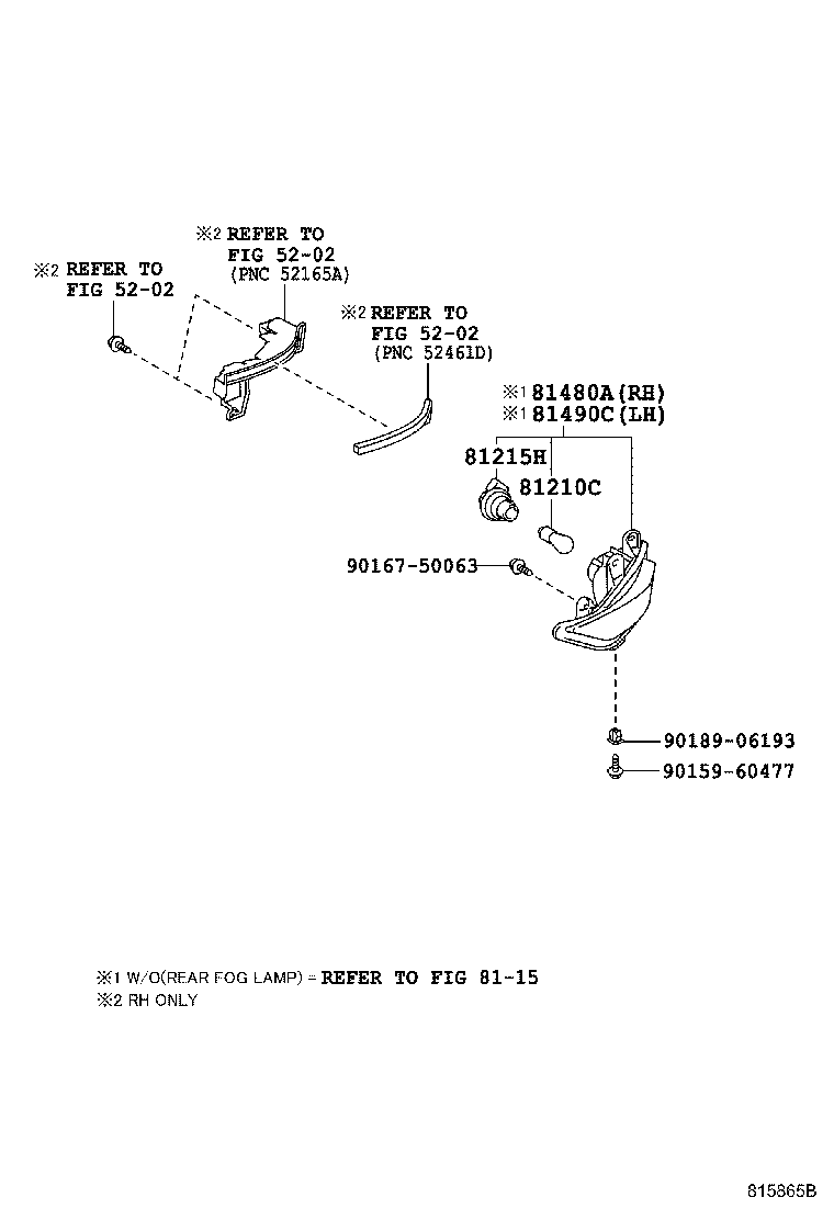 90069-81092 SOCKET, REAR FOG LAMP product image