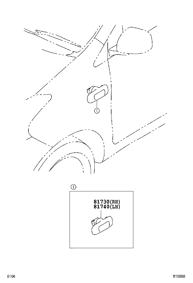 81730-BZ080 LAMP ASSY, SIDE TURN SIGNAL, RH product image