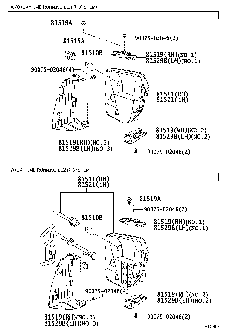 81511-47012 LENS, FRONT TURN SIGNAL LAMP, RH product image