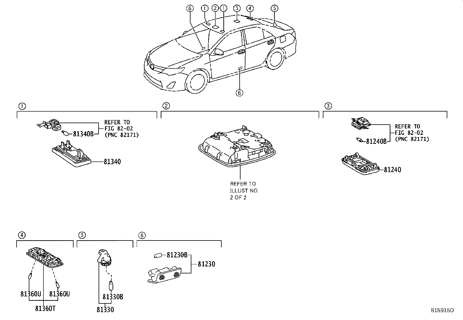 81360-33030-B0 LAMP ASSY, SPOT product image