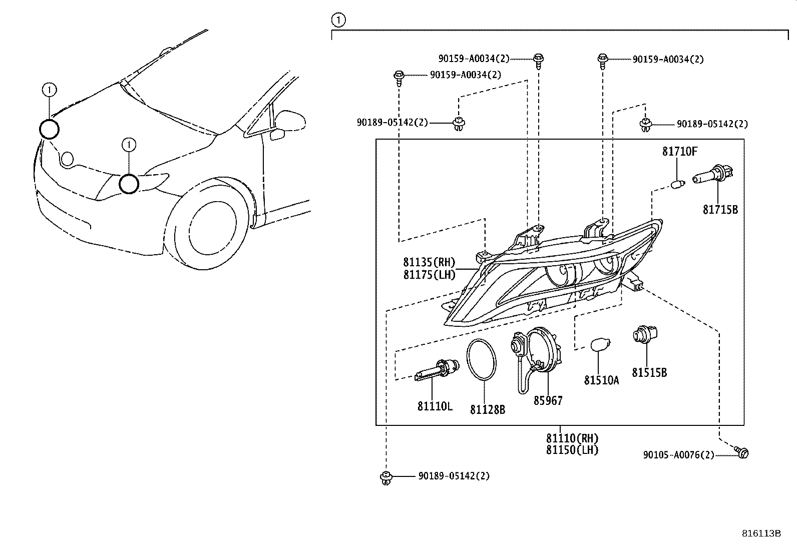 Thumbnail 3 for 81150-0T030