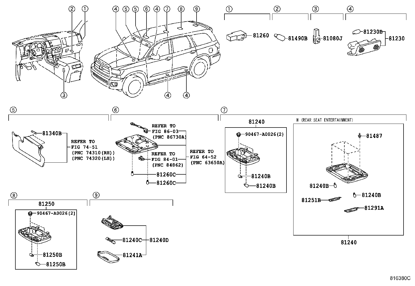 Thumbnail 2 for 81260-0C040-E0