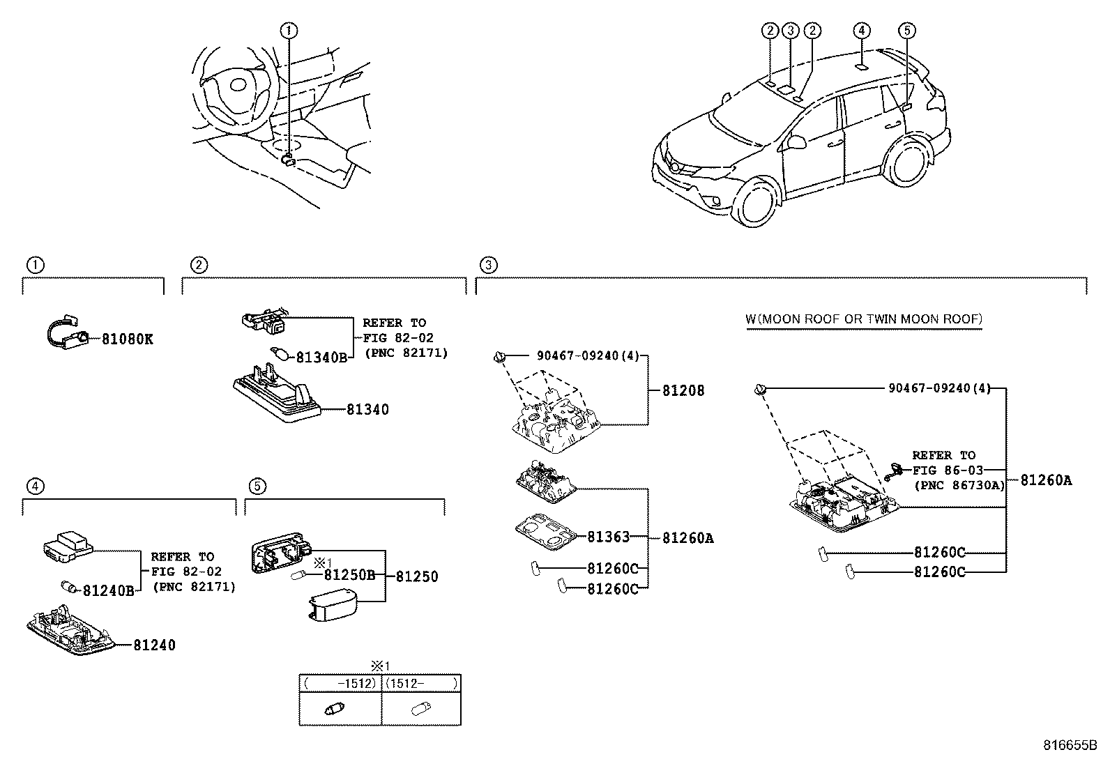 81080-42020 LAMP ASSY, CONSOLE BOX ILLUMINATION product image