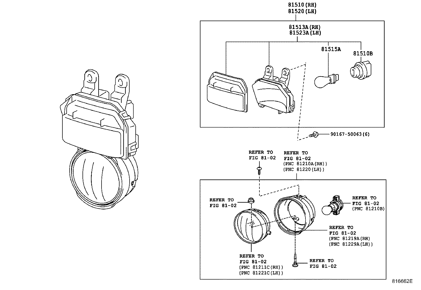 81510-0D010 LAMP ASSY, FRONT TURN SIGNAL, RH product image
