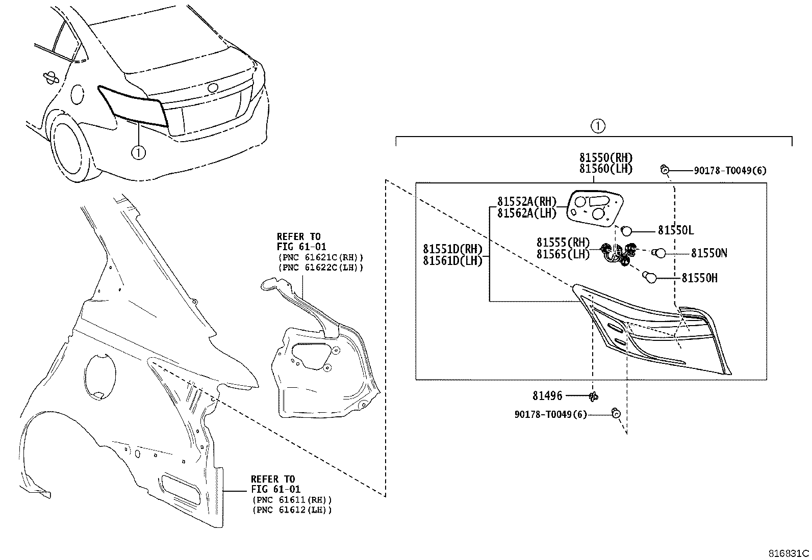 Thumbnail 2 for 81550-YP010