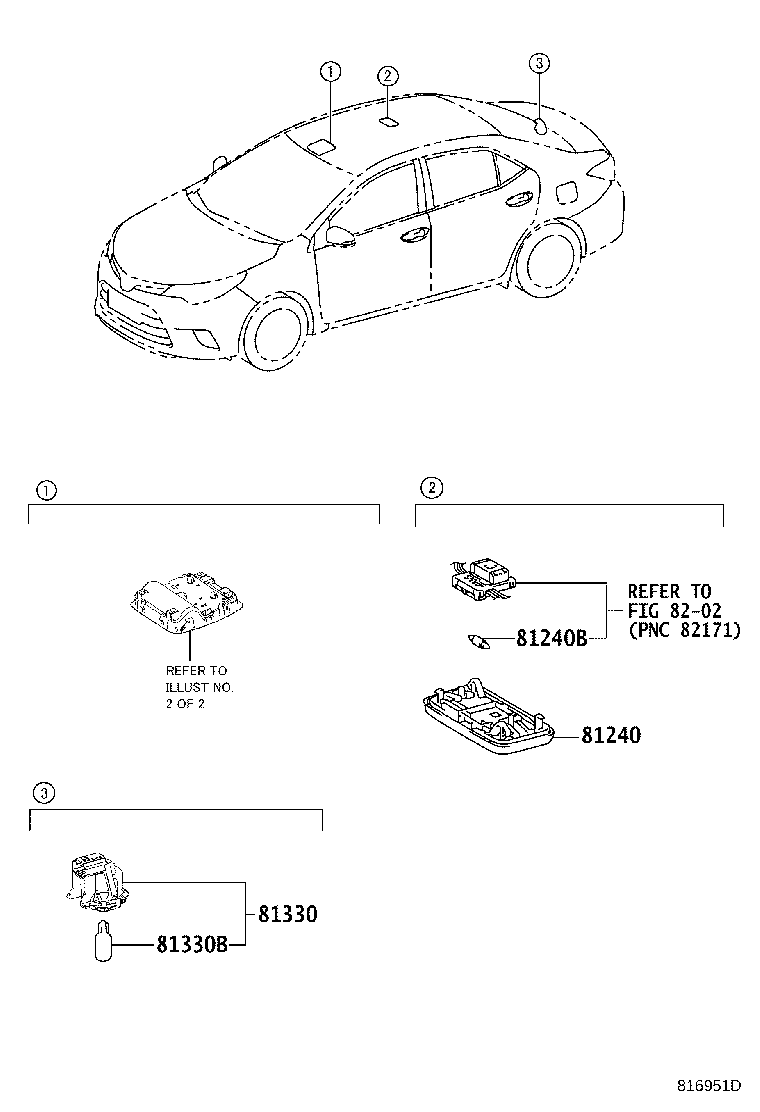 81260-02790-B0 LAMP ASSY, MAP product image