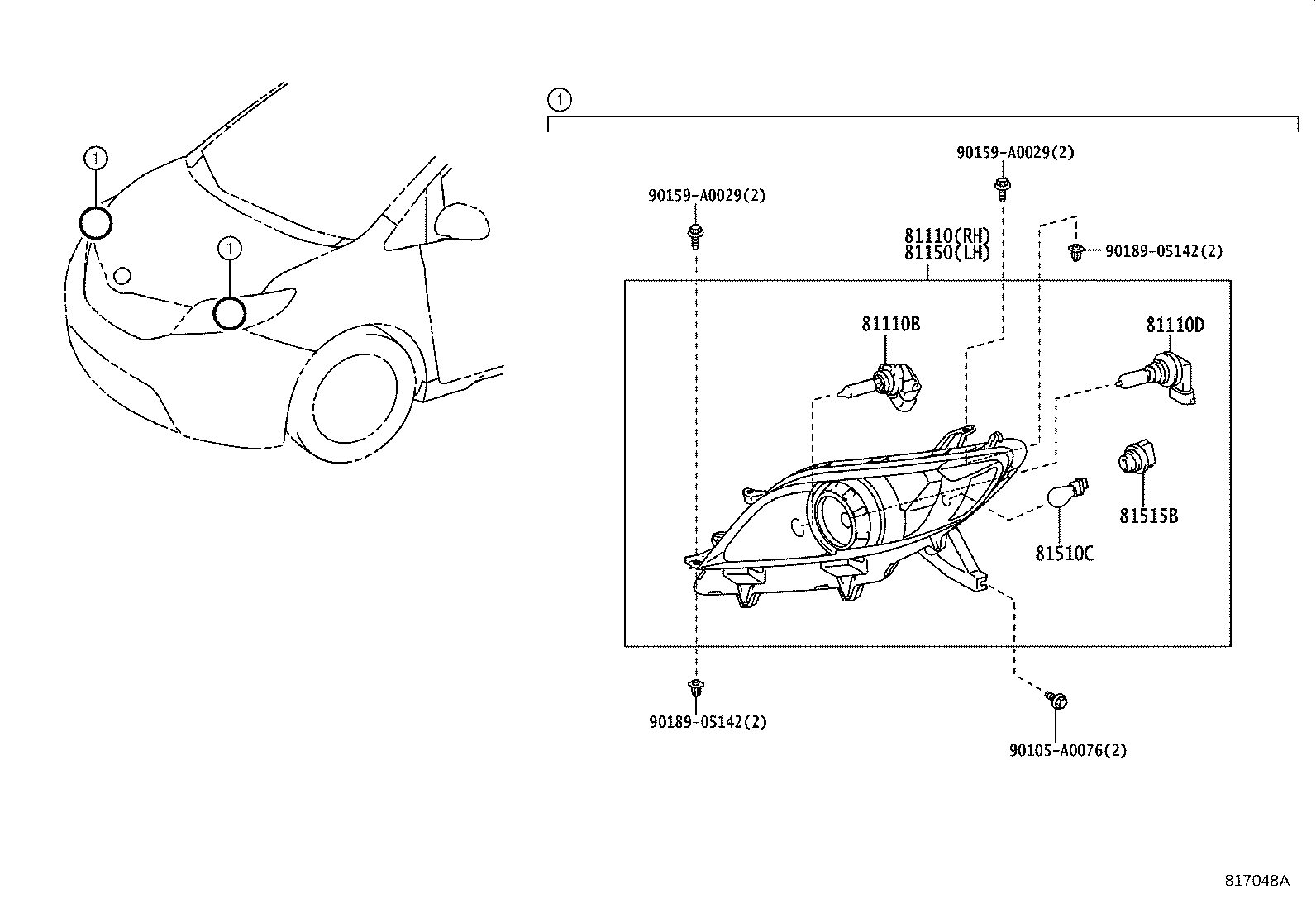 Thumbnail 2 for 81150-08030
