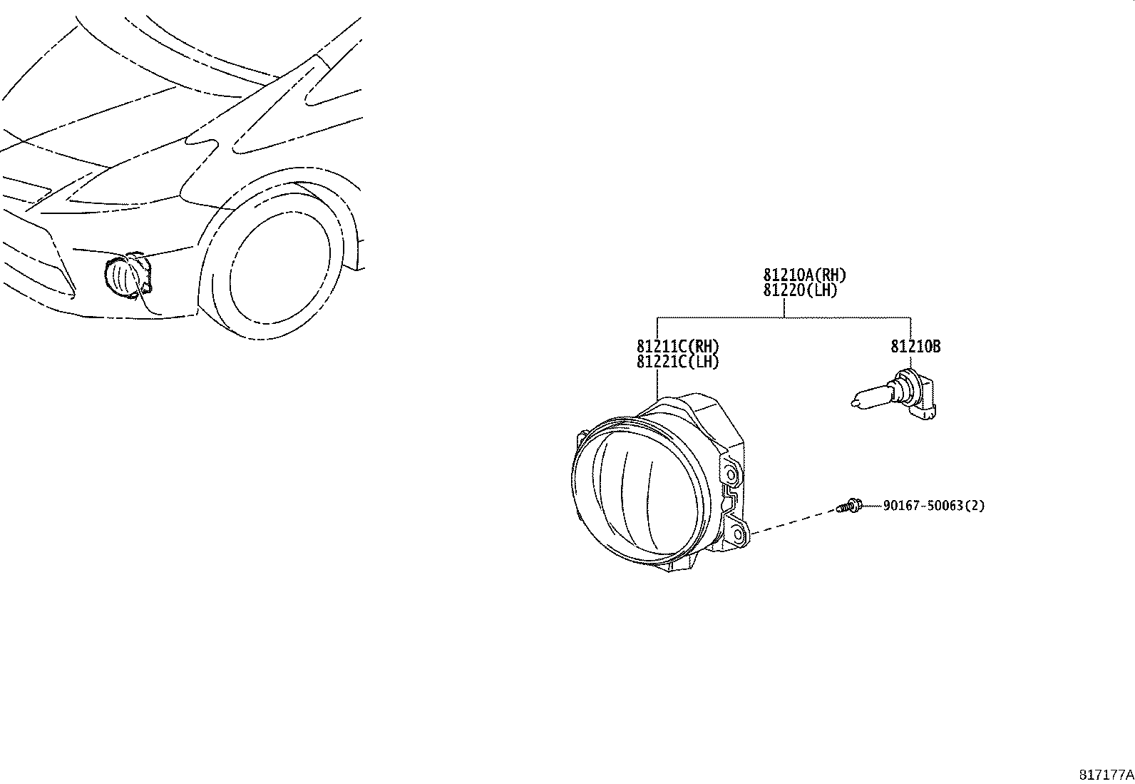 Thumbnail 2 for 81210-0W050