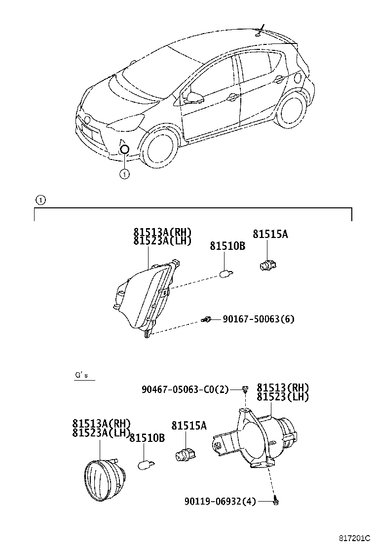 54161-52020 BRACKET, FRONT TURN SIGNAL LAMP, RH product image
