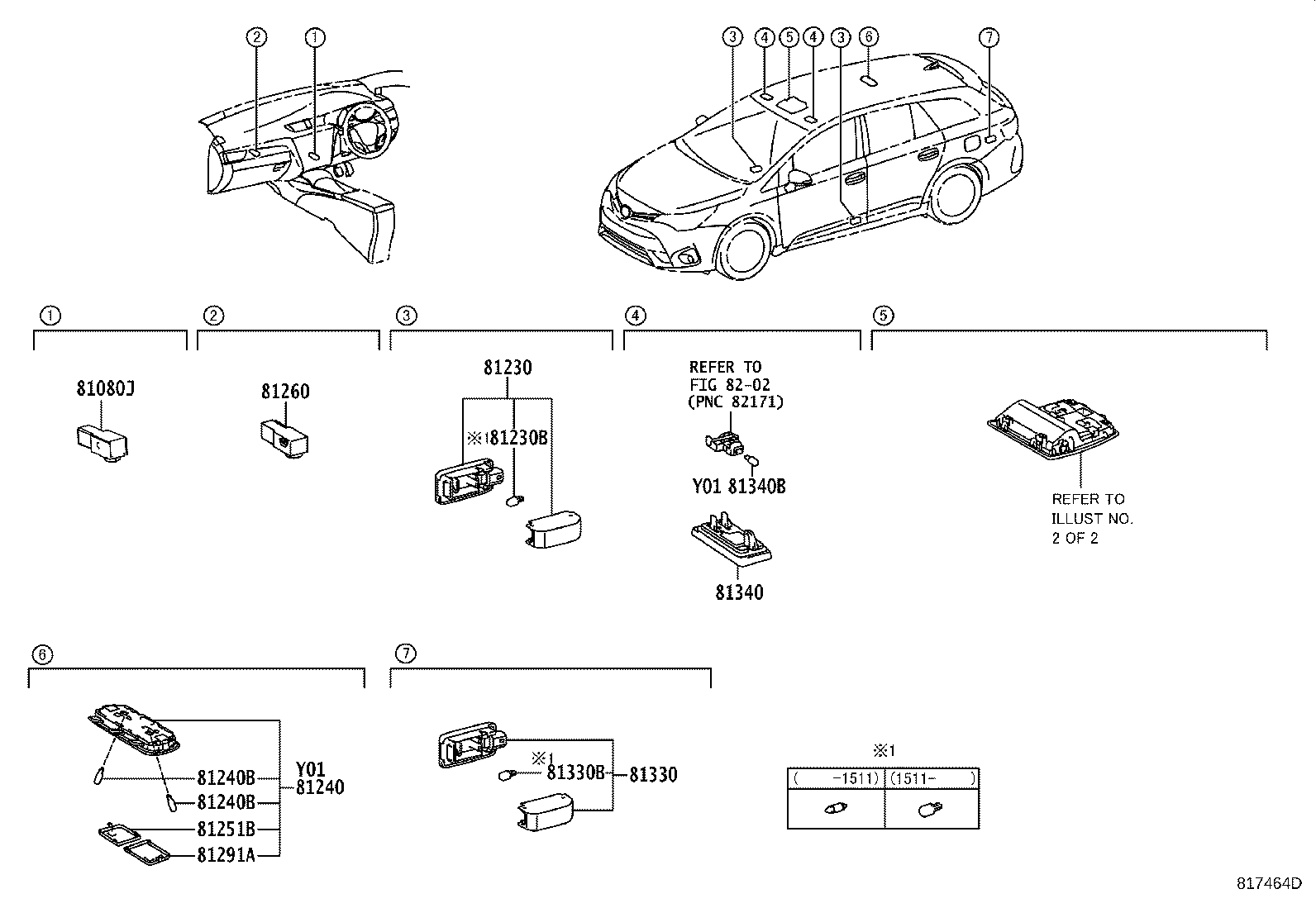 81260-05361-E0 LAMP ASSY, MAP product image