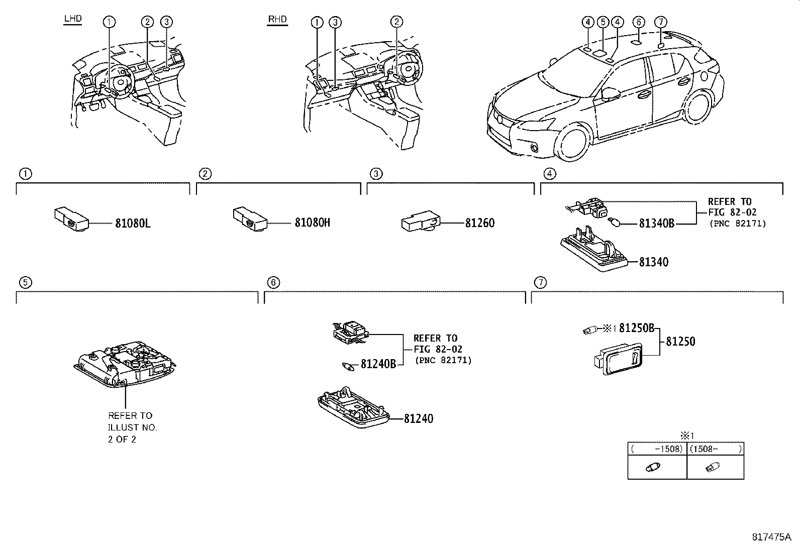 81265-60370 LENS, MAP LAMP, NO.1 product image