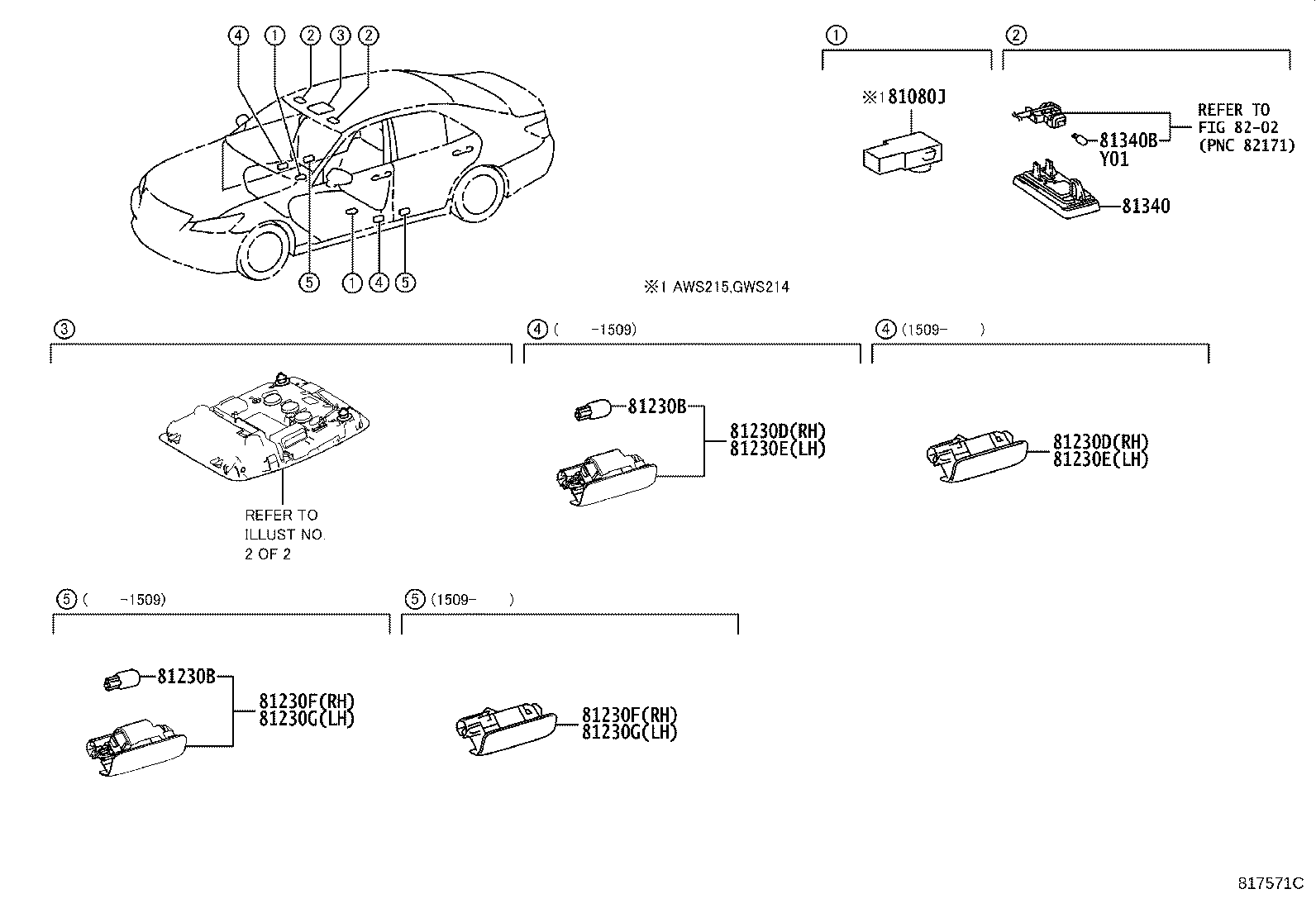 81360-30080-B0 LAMP ASSY, SPOT product image