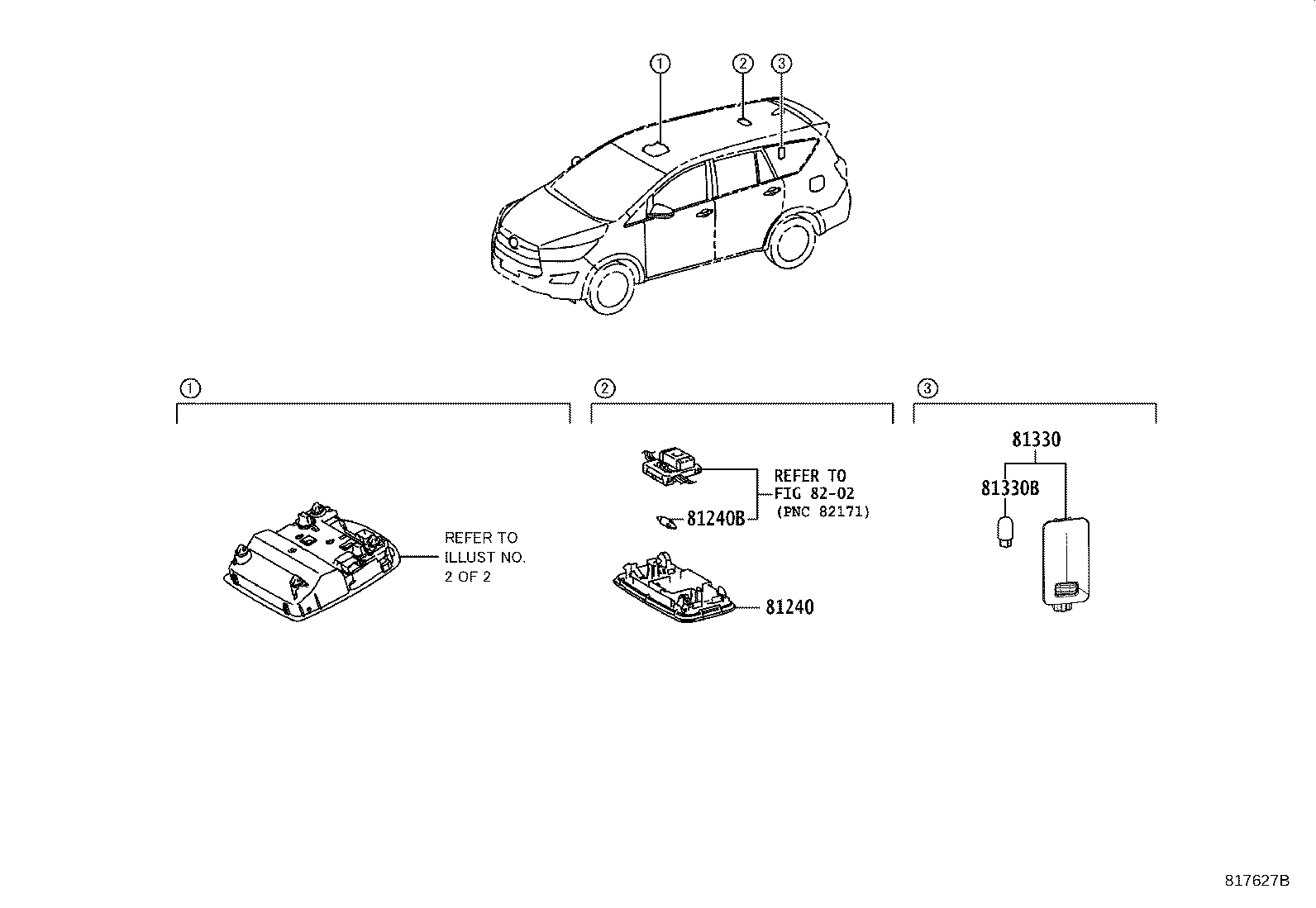 81230-0K010 LAMP ASSY, COURTESY product image