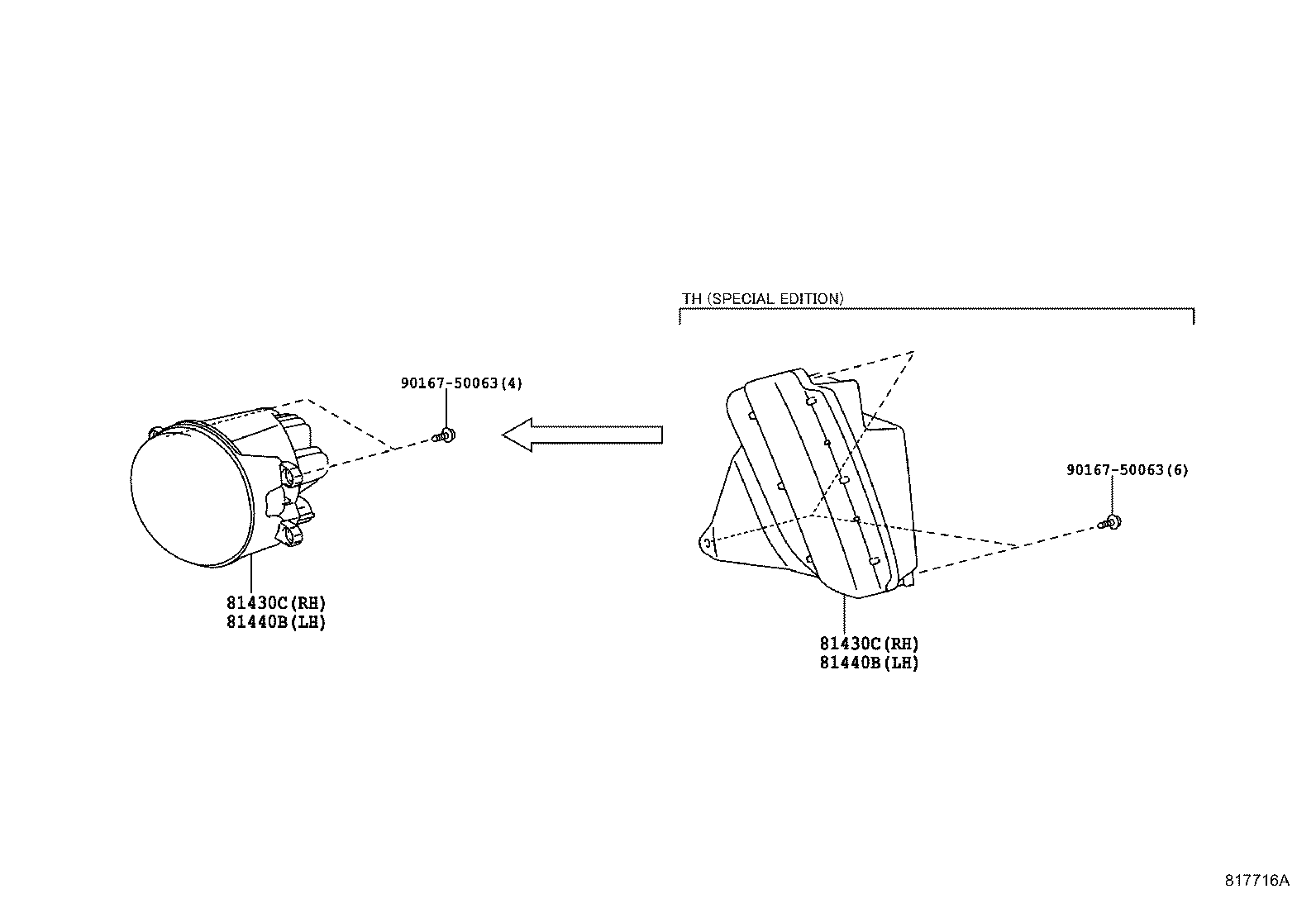 81440-0D070 LAMP ASSY, DAYTIME RUNNING, LH product image