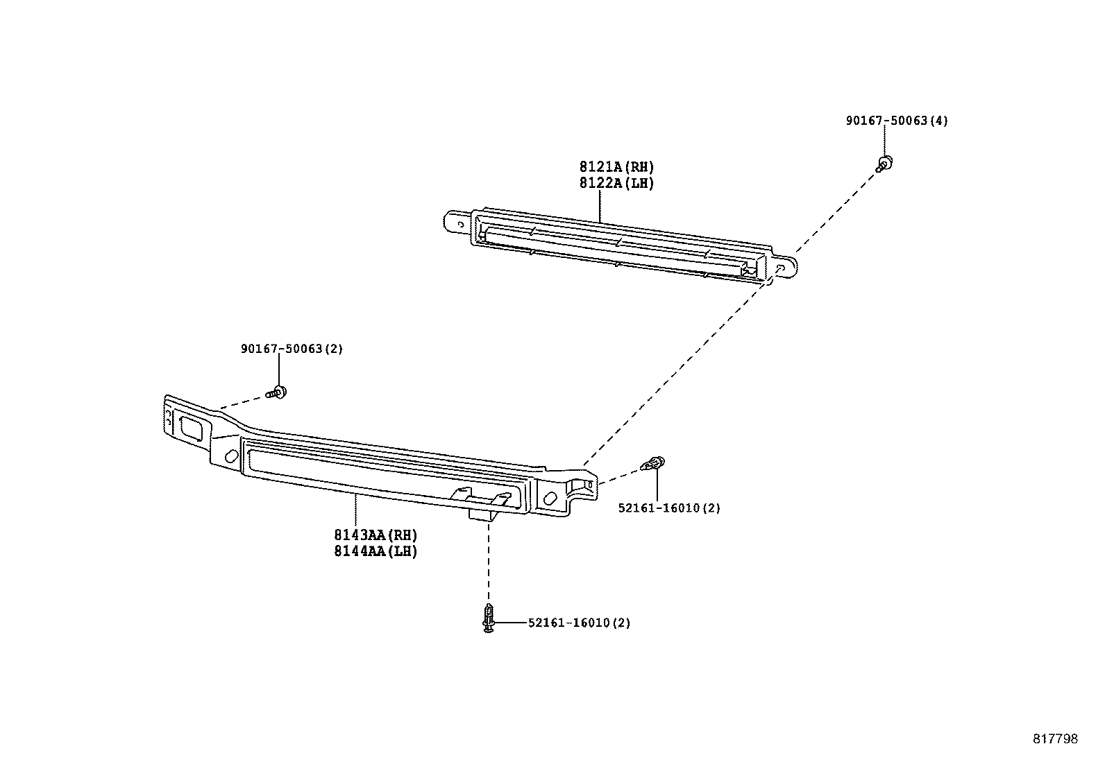 8121A-28010 LAMP, LED ILLUMINATION, RH product image