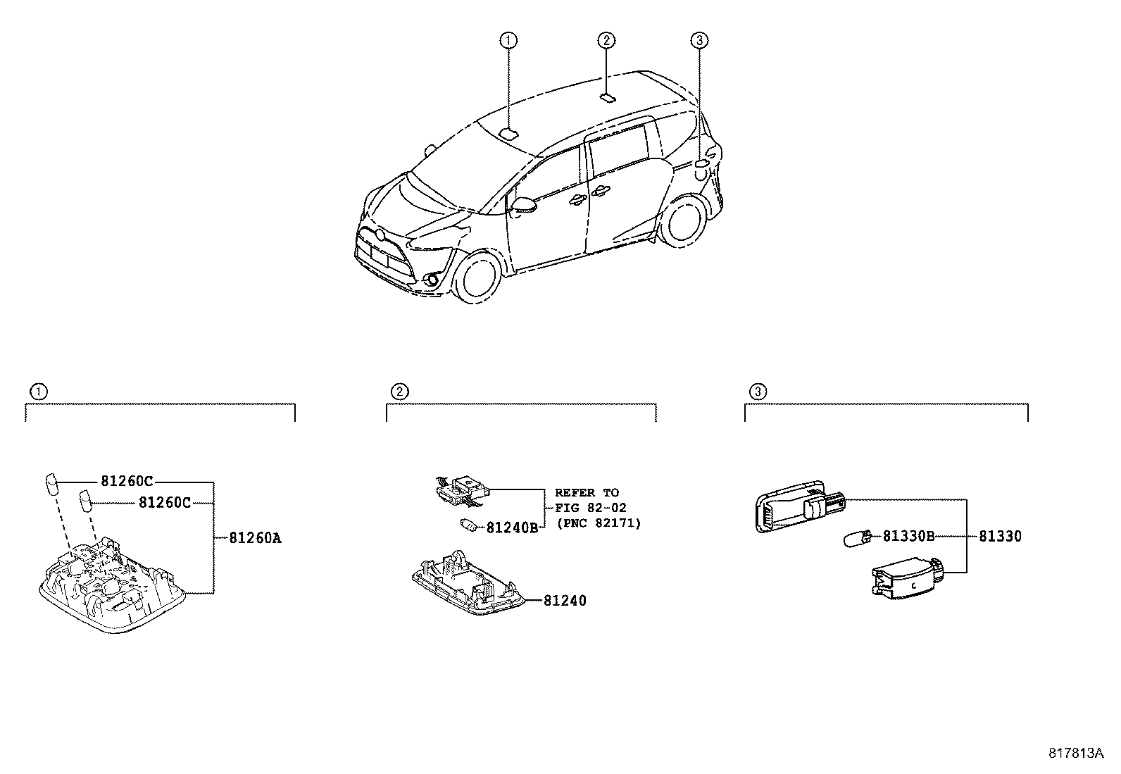 81260-0D200-B1 LAMP ASSY, MAP product image