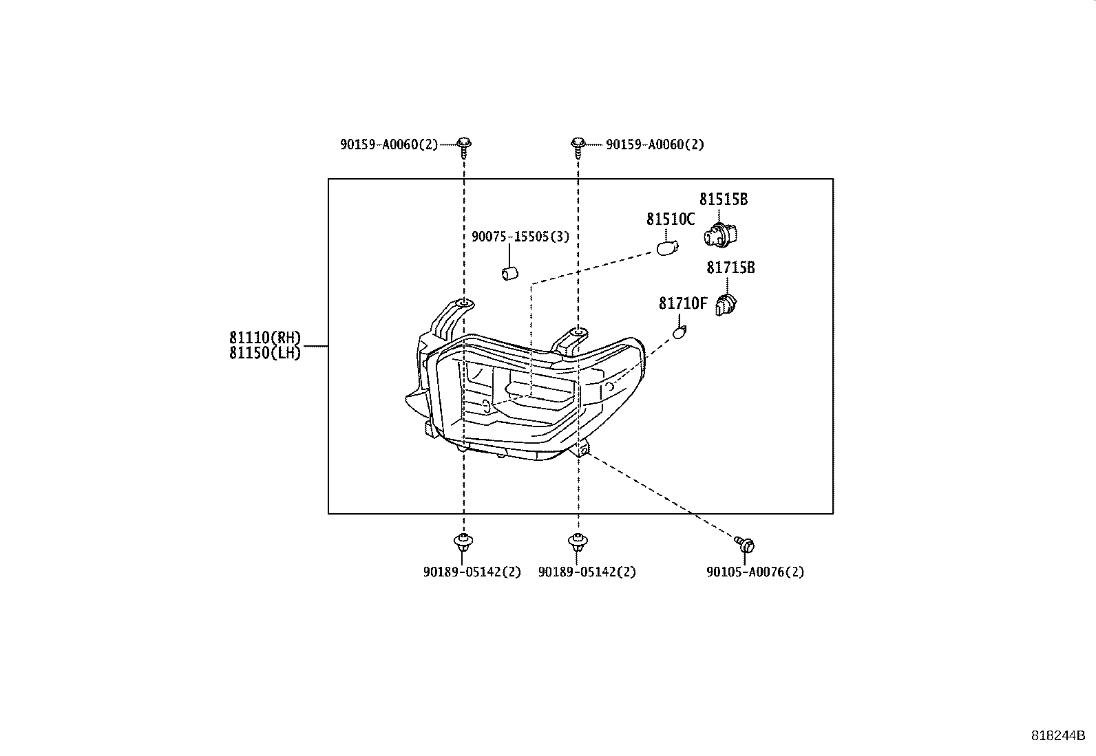 Thumbnail 4 for 81150-0C111