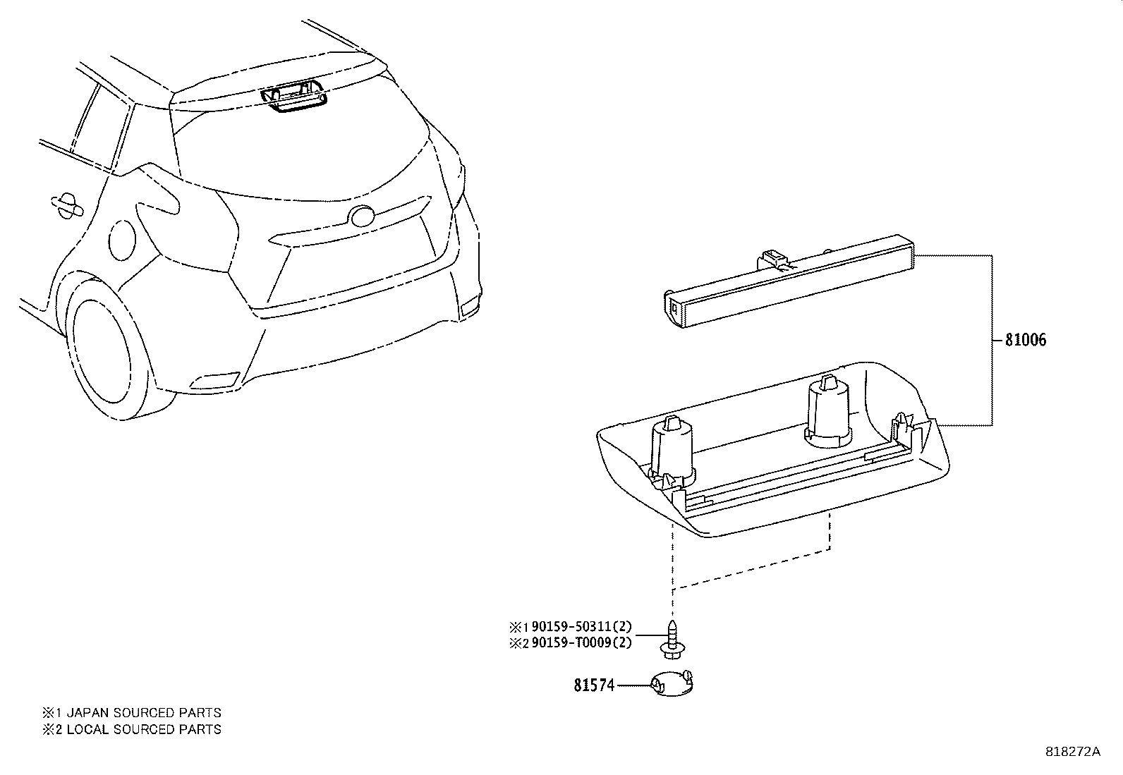 Thumbnail 2 for 81977-0D190-C0